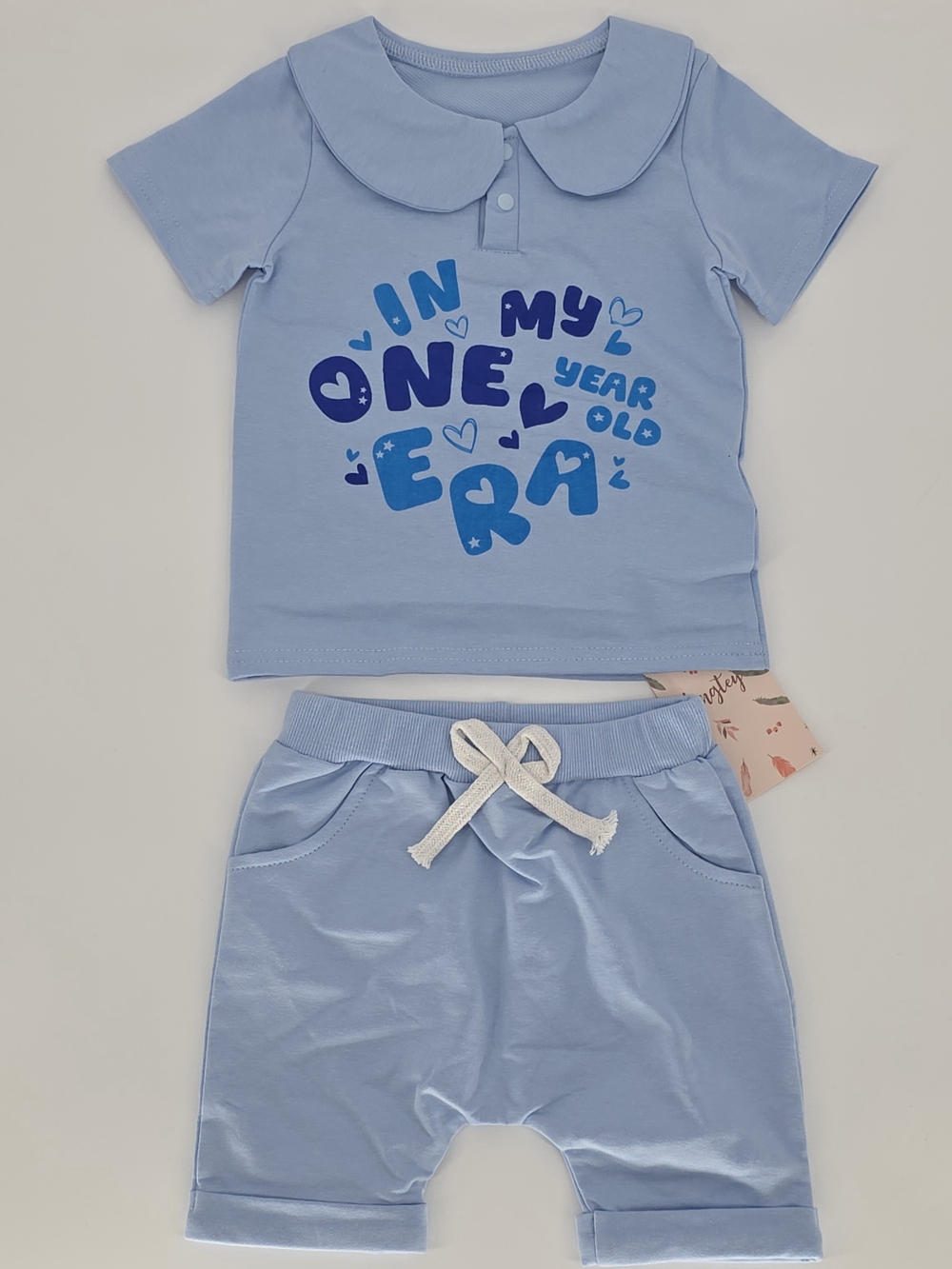 Infant Boys Light Blue 2 Piece Set